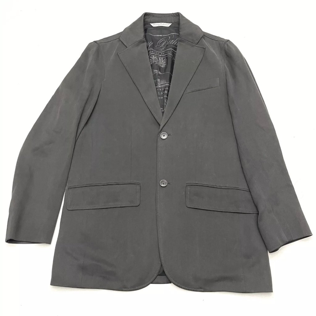 Tommy Bahama Men's Black Silk Blazer Jacket Size Small